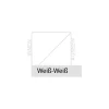 Meeth Kunststofffenster 150 x 140 cm 2-flg. Dreh-Kipp/Dreh-Kipp links weiß