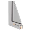 Meeth Kunststofffenster 135 x 105 cm 2-flg. Dreh-Kipp/Dreh-Kipp weiß