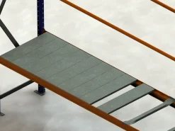 Metallboden für Weitspannregal 80 x 15 cm Traglast 58 kg
