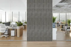 Neuhofer Abschlussleiste für Akustikpaneele 275 x 5,3 x 1,8 cm beton Dekor