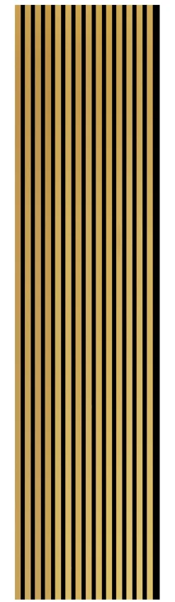 Neuhofer Akustikpaneel 240 x 56,5 x 1,7 cm gold