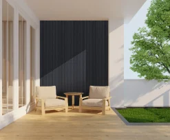 Neuhofer Akustikpaneel 240 x 56,5 x 1,7 cm schwarz