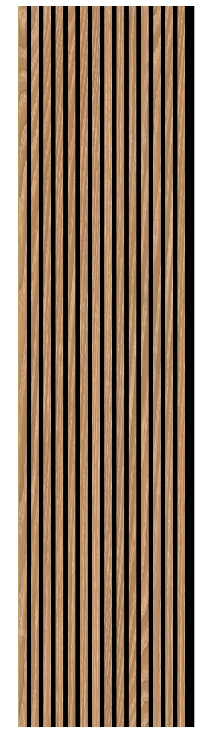 Neuhofer Akustikpaneel Eiche foliert 240 x 56,5 x 1,7 cm braun