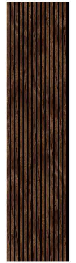 Neuhofer Akustikpaneel Eiche foliert 240 x 57,2 x 1,9 cm braun rustikal
