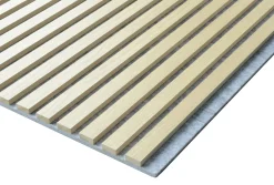 Neuhofer Akustikpaneel Eiche natur foliert 240 x 57,2 x 1,9 cm braun