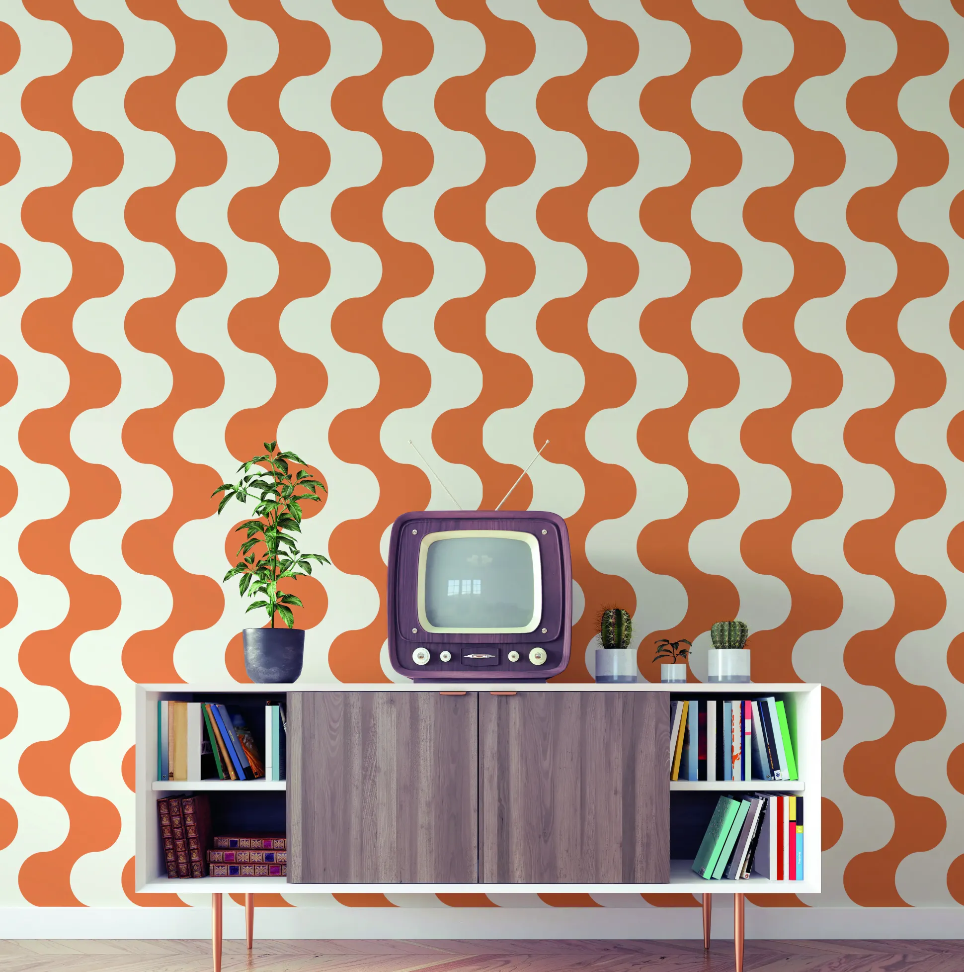 Neuhofer Akustikpaneel Rolling 70s 240 x 56 x 0,8 cm