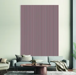 Neuhofer Akustikpaneele 267 x 57,25 x 1,9 cm Altrosa foliert