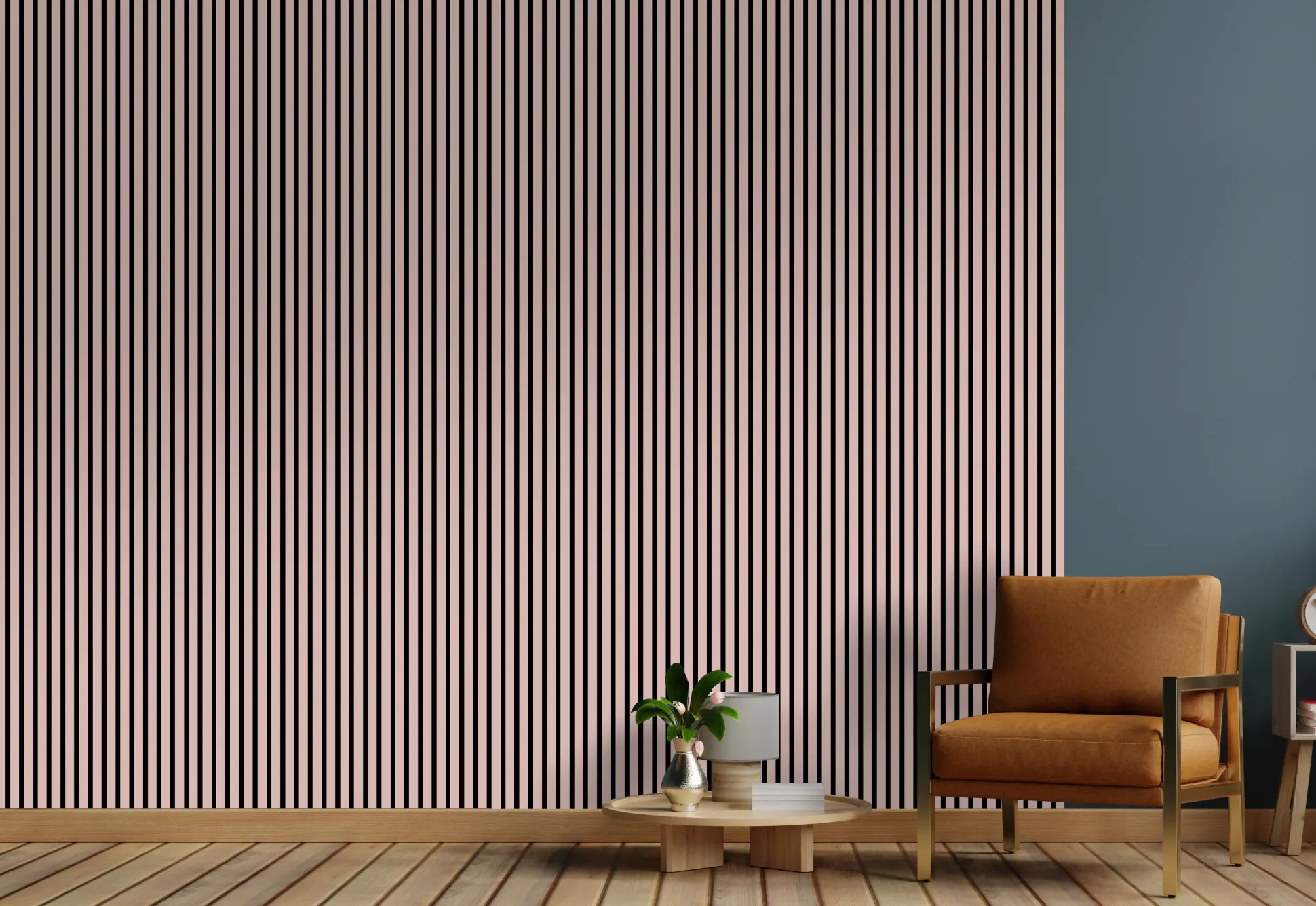 Neuhofer Akustikpaneele 267 x 57,25 x 1,9 cm Altrosa foliert