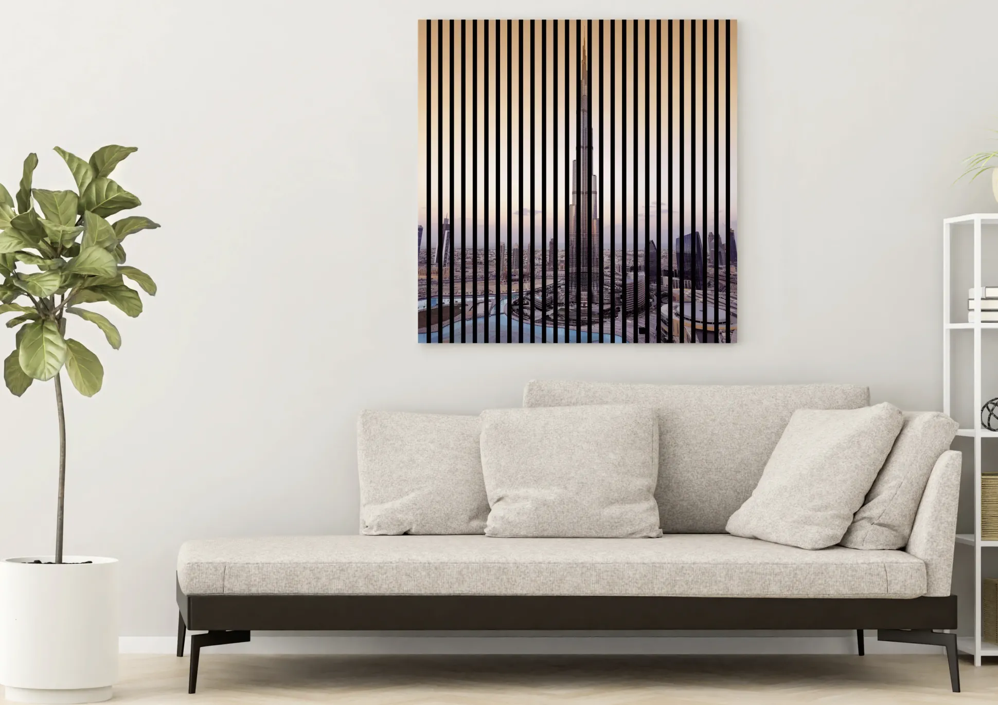 Neuhofer Akustikpaneele Dubai 119,5 x 113,3 x 1,9 cm