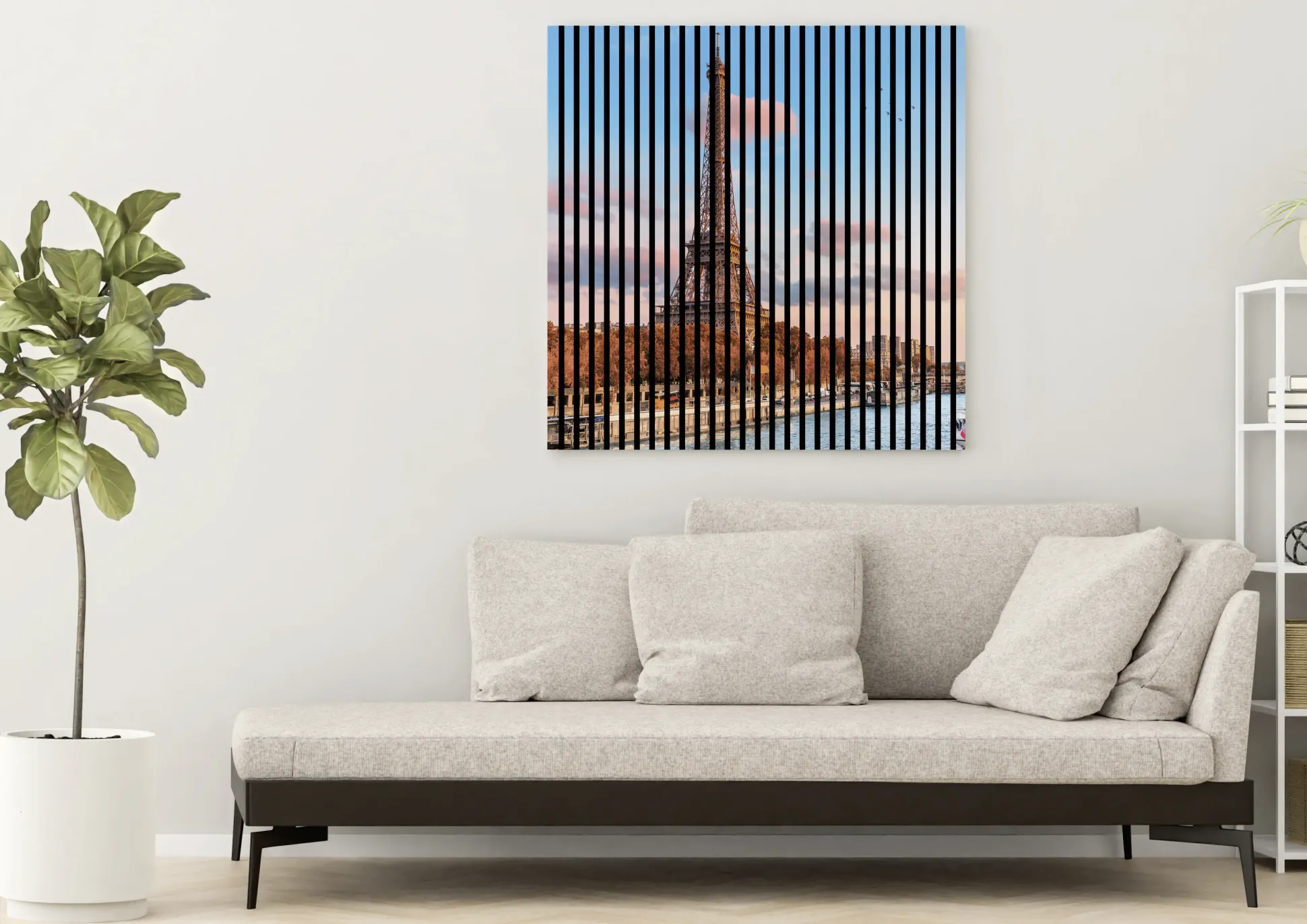Neuhofer Akustikpaneele Eifelturm 119,5 x 113,3 x 1,9 cm