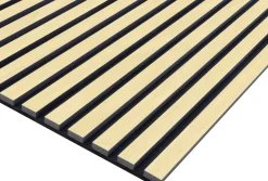 Neuhofer Akustikpaneele Echtholz Esche 119,5 x 57,25 x 1,9 cm hellbraun