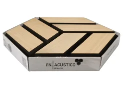 Neuhofer Akustikpaneele Hexago Eiche furniert 30 x 26 x 1,9 cm