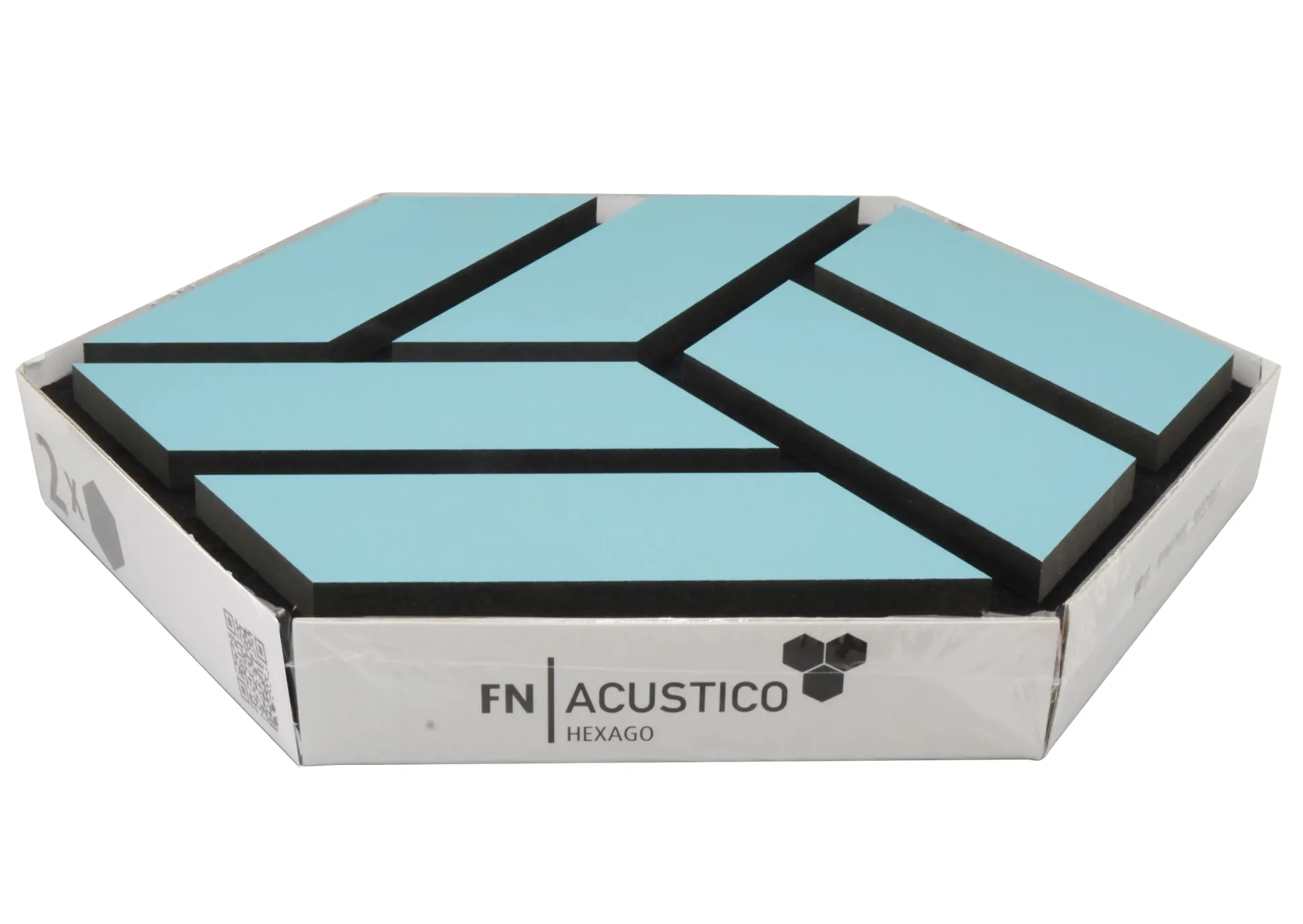 Neuhofer Akustikpaneele Hexago Oceansplash 30 x 26 x 1,9 cm