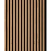 Neuhofer Akustikpaneele Holz foliert braun 267 x 1,9 x 57 cm