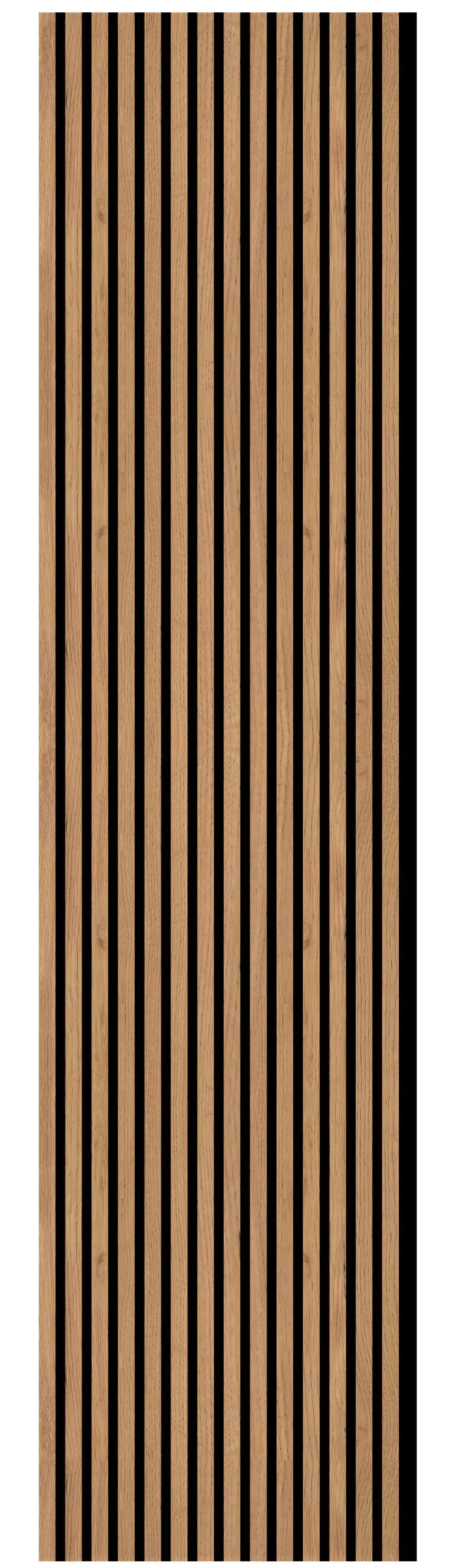 Neuhofer Akustikpaneele Holz foliert braun 267 x 1,9 x 57 cm