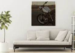 Neuhofer Akustikpaneele Motorrad 119,5 x 113,3 x 1,9 cm
