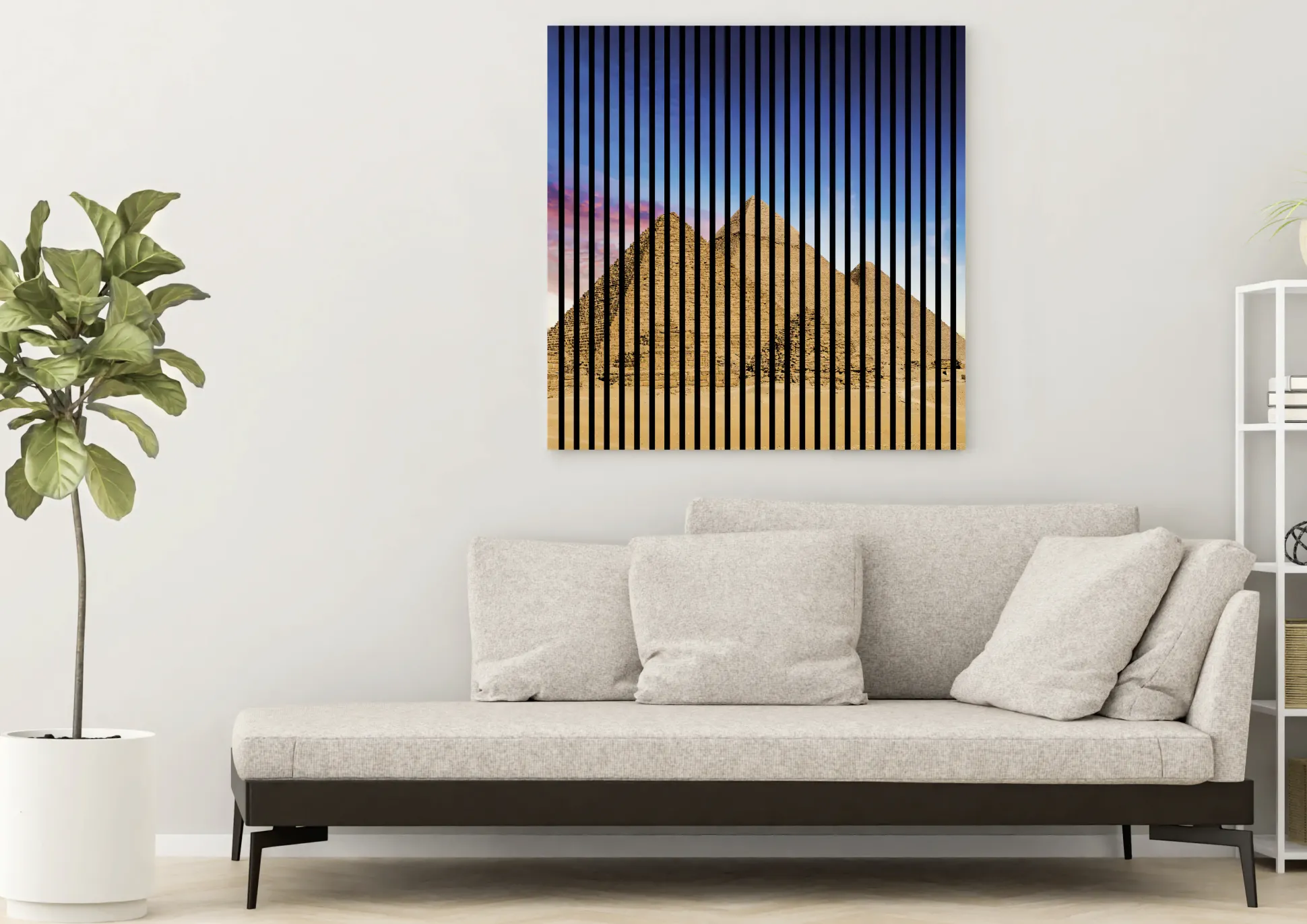 Neuhofer Akustikpaneele Pyramide 119,5 x 113,3 x 1,9 cm