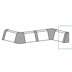 Neuhofer Endstück 10 x 20 x 60 mm Eiche