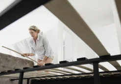 Neuhofer Federholzleiste für Lattenrost 700 x 53 x 8 mm Buche lackiert