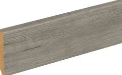 Neuhofer Fußleiste 240 cm 70 x 19 mm Seekiefer grau