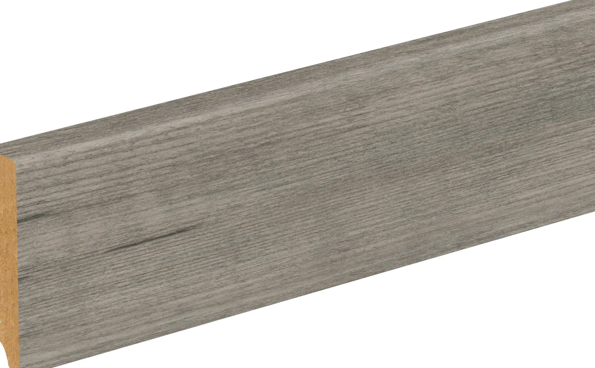 Neuhofer Fußleiste 240 cm 70 x 19 mm Seekiefer grau