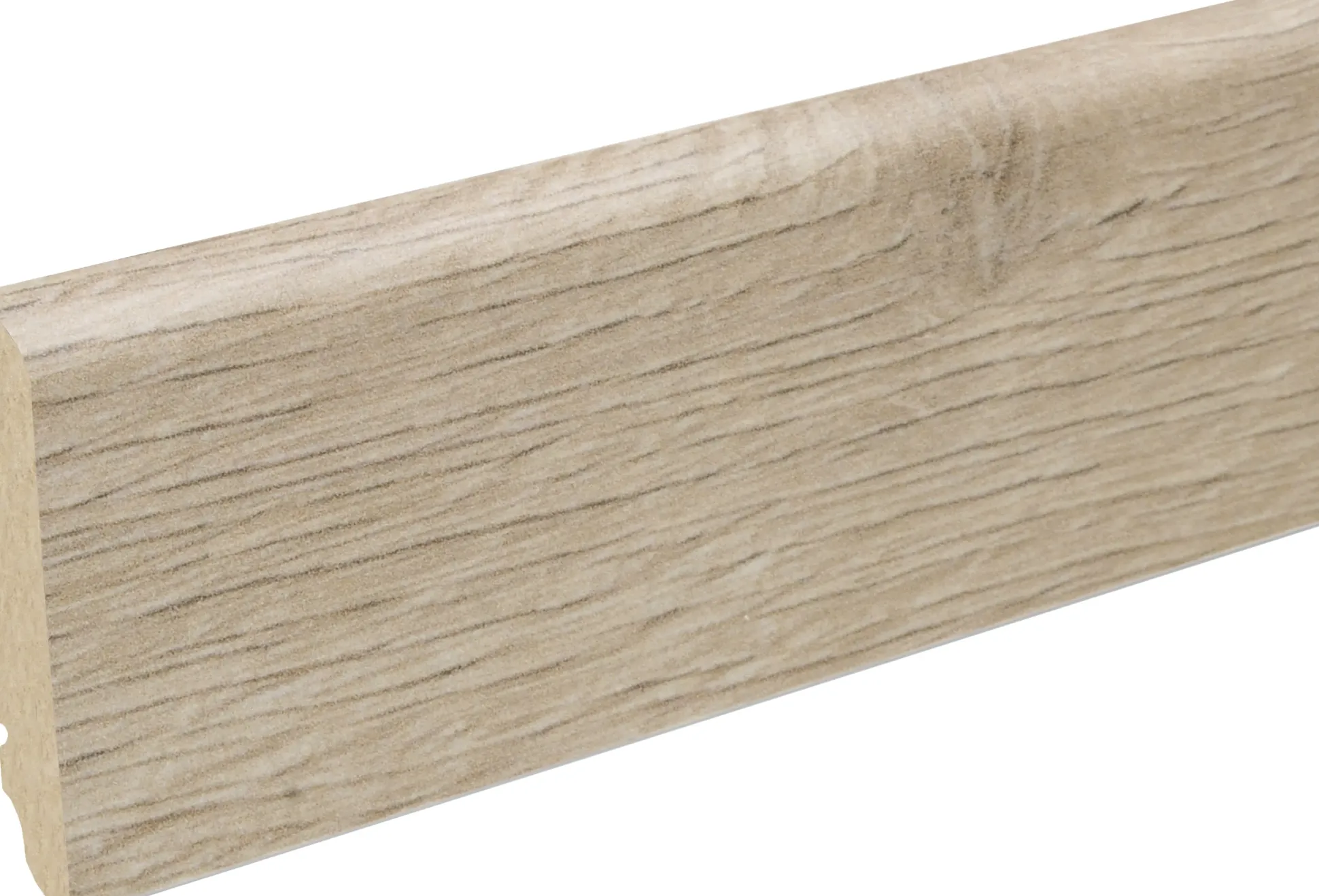 Neuhofer Fußleiste 240 cm 58 x 19 mm Eiche Nebraska