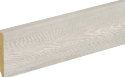 Neuhofer Fußleiste 240 cm 70 x 19 mm Pine whitewashed
