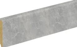Neuhofer Fußleiste 240 cm 70 x 19 mm Sichtestrich hell