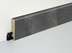 Neuhofer Fußleiste 240 cm 70 x 19 mm Ölschiefer