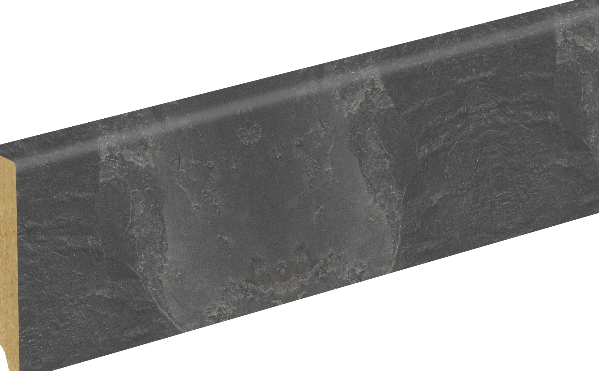 Neuhofer Fußleiste 240 cm 70 x 19 mm Ölschiefer