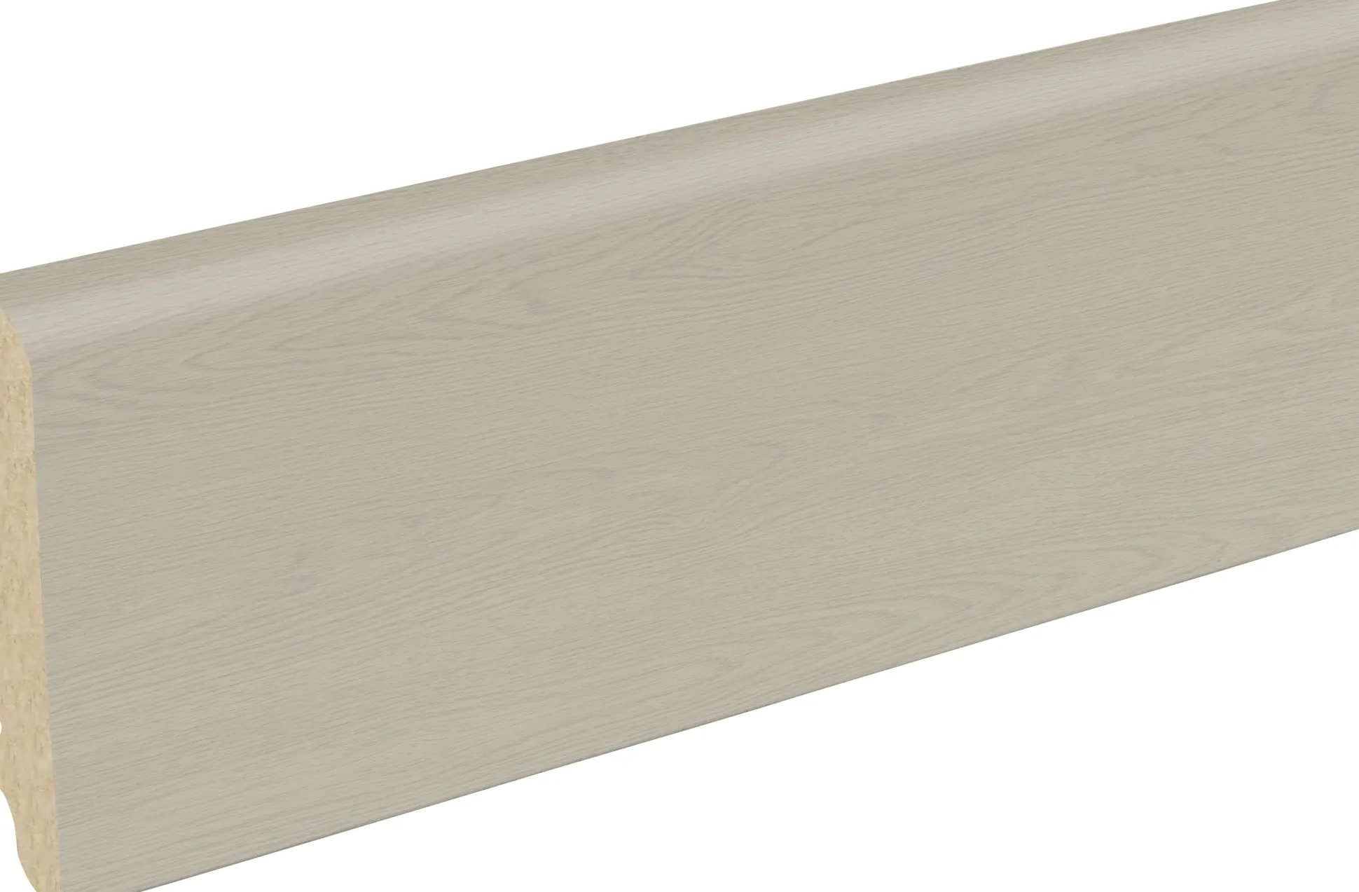 Neuhofer Fußleiste 240 cm 58 x 19 mm Eiche elegance