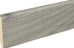 Neuhofer Fußleiste 240 cm 58 x 19 mm Seekiefer grau