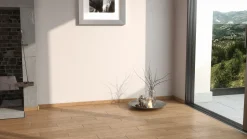 Neuhofer Fußleiste 240 cm x 58 x 19 mm eiche gekalkt