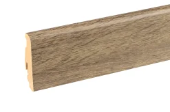 Neuhofer Fußleiste 240 cm x 58 x 19 mm eiche graubraun