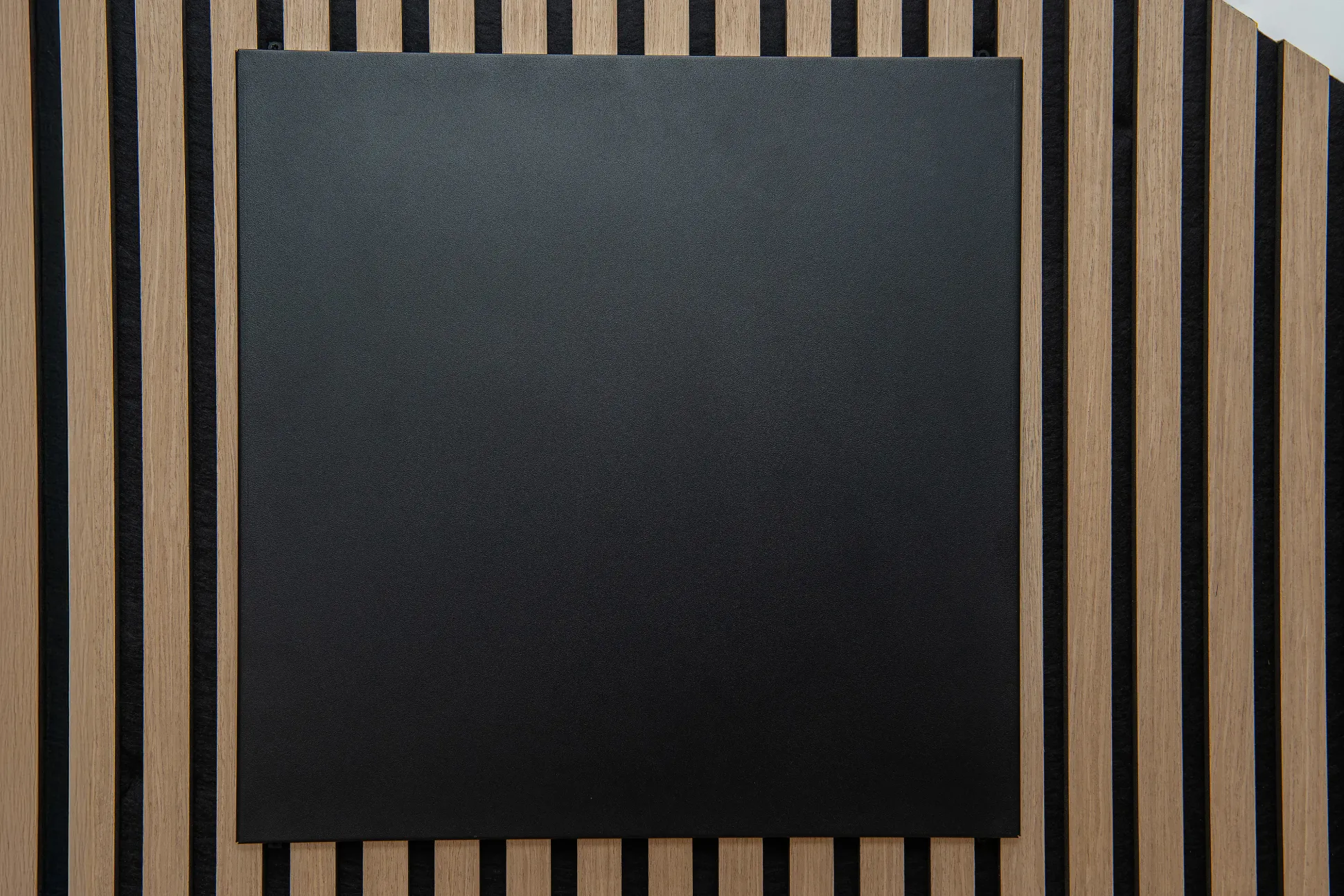 Neuhofer Letterboard für Akustikpaneele schwarz 45 x 44 x 2 cm