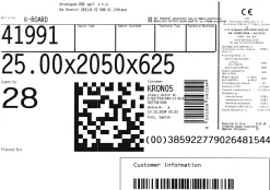 OSB-3 Nut- und Feder Verlegeplatte 25 mm 205 x 62,5 cm 25mm ungeschliffen
