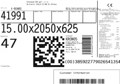 OSB-3 Nut- und Feder Verlegeplatte 15 mm 205 x 62,5 cm 15 mm ungeschliffen