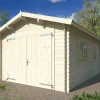 Palmako Fertiggarage Tony 330 x 500 cm naturbelassen