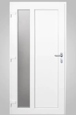 Panto Haustür Modell K 011 DIN links weiß 110 x 210 cm