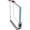 Panto Haustür Modell K 011 DIN rechts weiß 110 x 210 cm