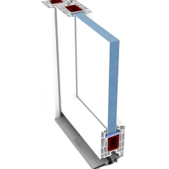 Panto Haustür Modell K 011 DIN rechts weiß 110 x 210 cm