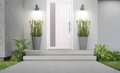 Panto Haustür Modell K 011 DIN rechts weiß 110 x 210 cm