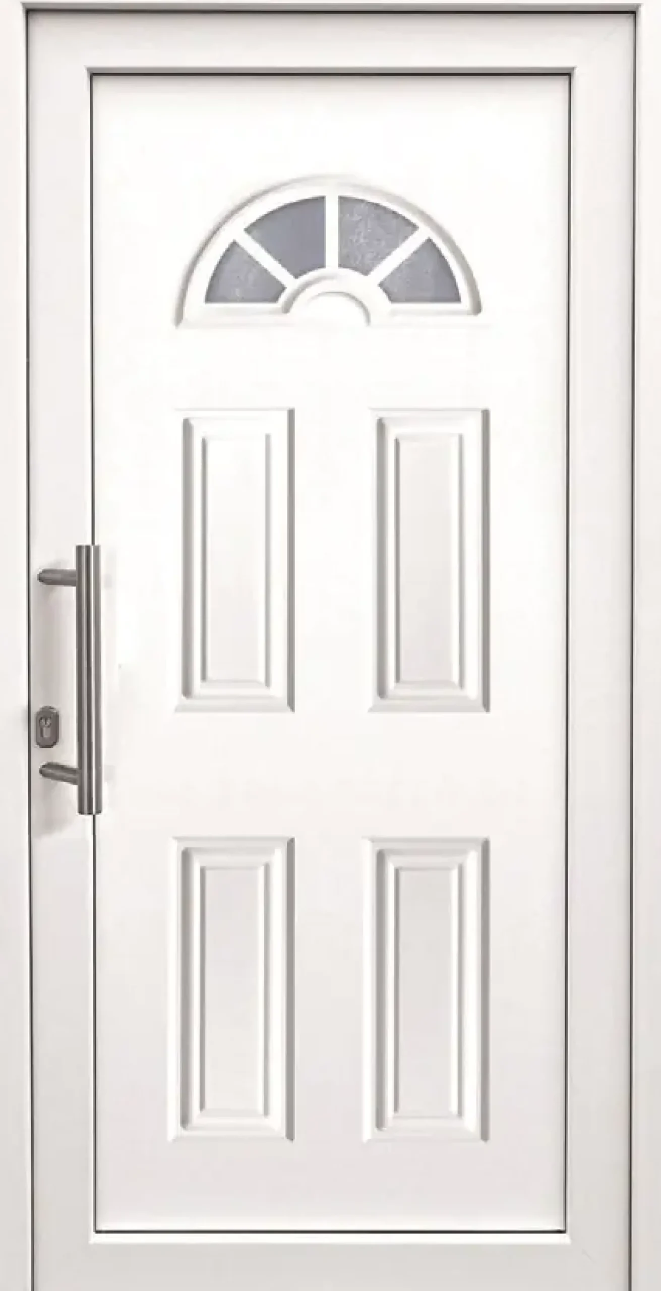 Panto Haustür Modell K001 DIN links weiß 110 x 210 cm