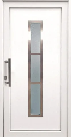 Panto Haustür Modell K014 DIN links weiß 110 x 210 cm