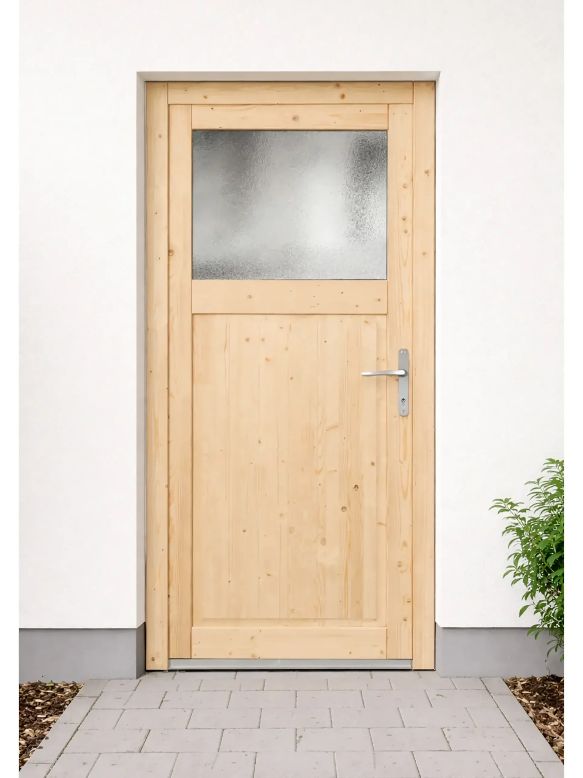 Panto Nebeneingangstür Holz 501 98 x 198 cm DIN Rechts