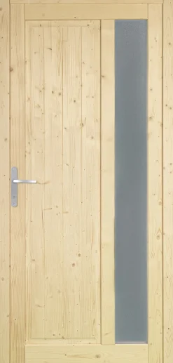Panto Nebeneingangstür Holz 510 98 x 198 cm DIN links