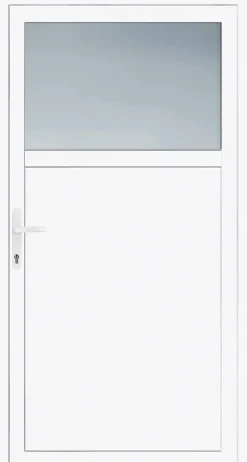 Panto Nebeneingangstür Kunststoff Premium 510 98 x 198 cm DIN links weiß