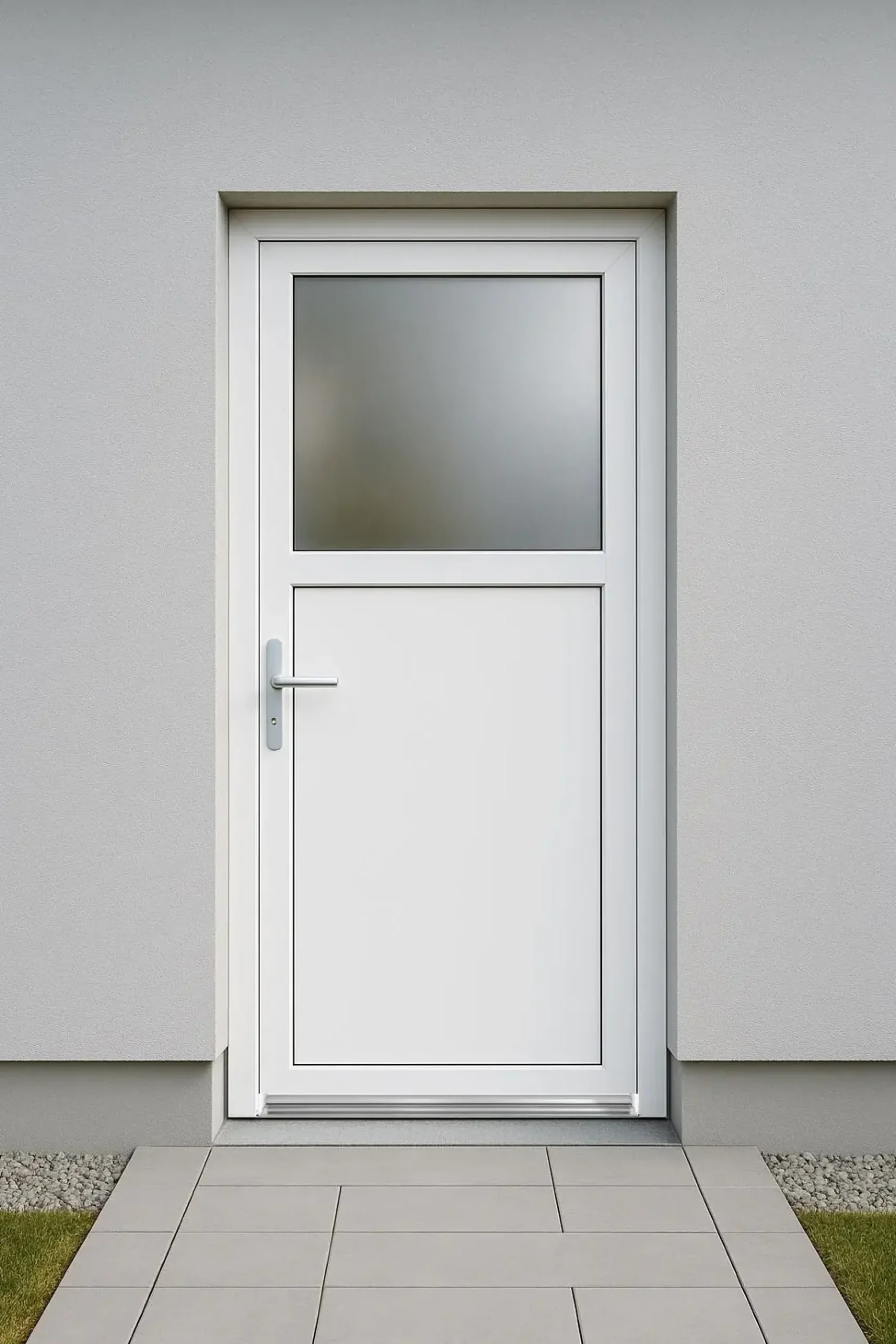 Panto Nebeneingangstür Kunststoff Premium 510 98 x 198 cm DIN links weiß