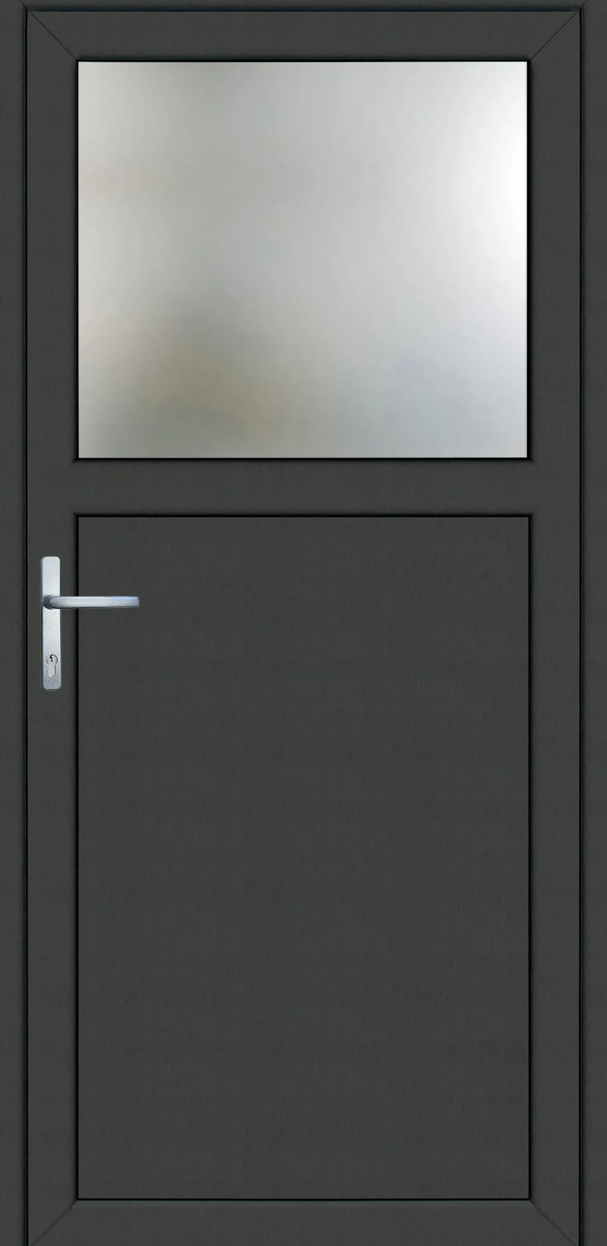 Panto Nebeneingangstür Kunststoff Premium 510 98 x 198 cm DIN links weiß/anthrazit