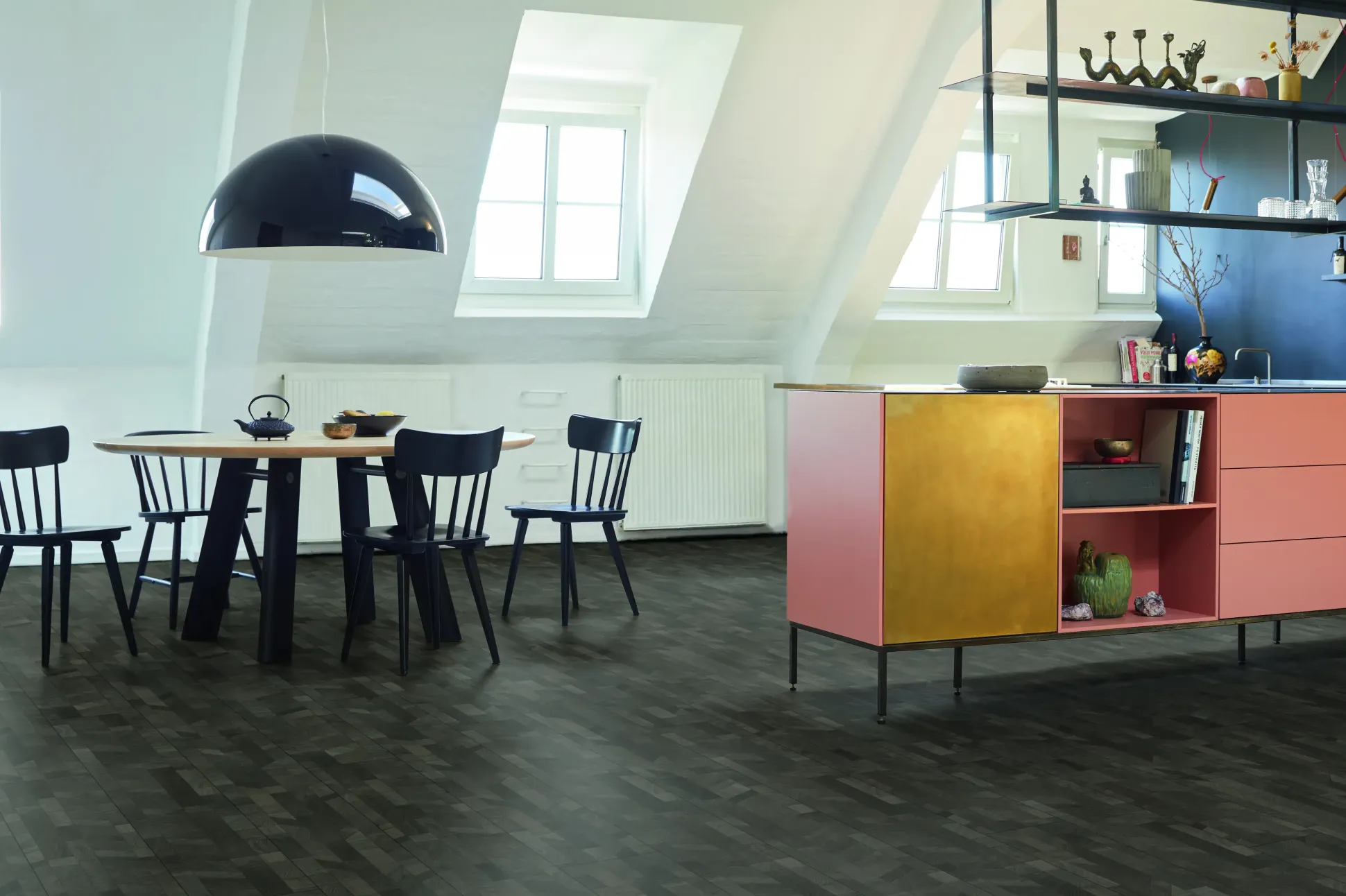 Parador Designboden Modular ONE Cross Cut black Porenstruktur